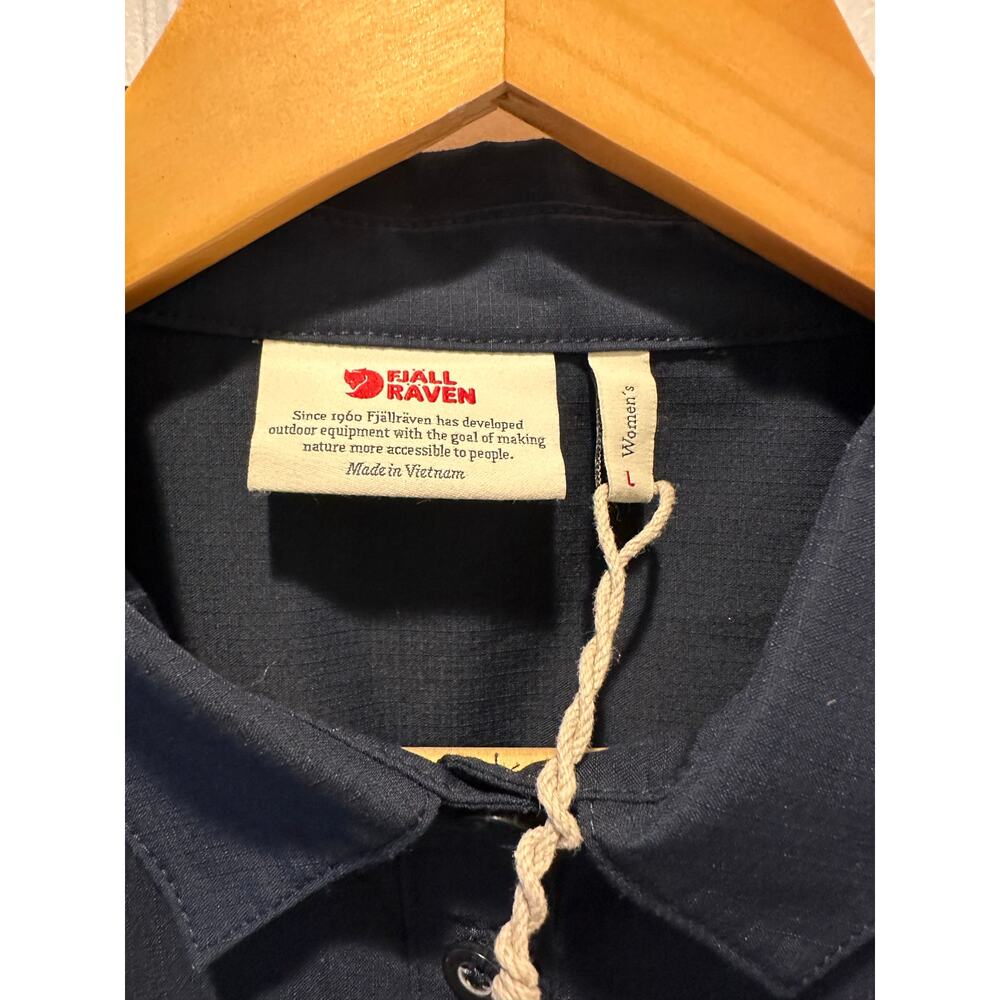 NWOT Fjällräven High Coast Shade Dress Navy Women’s L $135 Retail Gorpcore - Picture 6 of 11